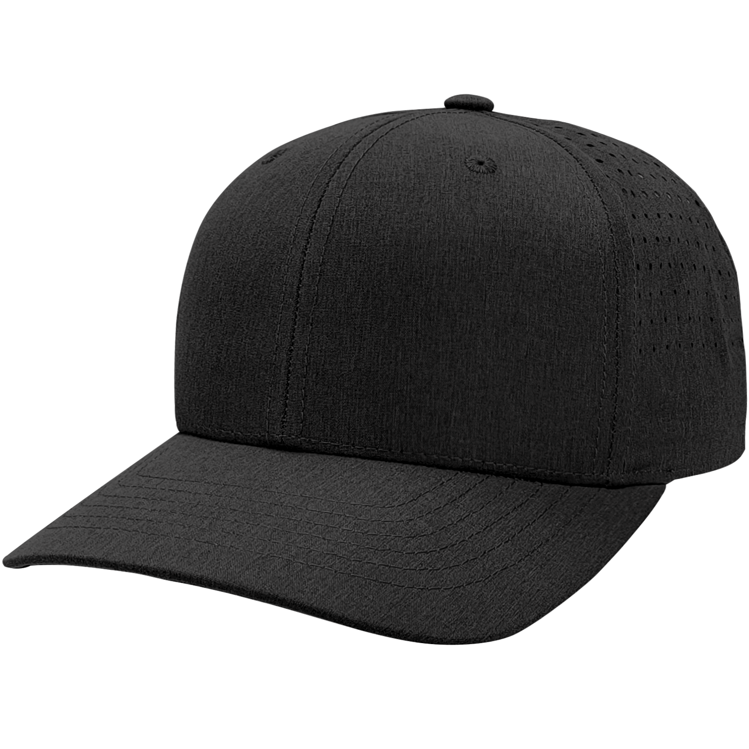6 Panel Structured Cap - T180 – CaliHeadwear