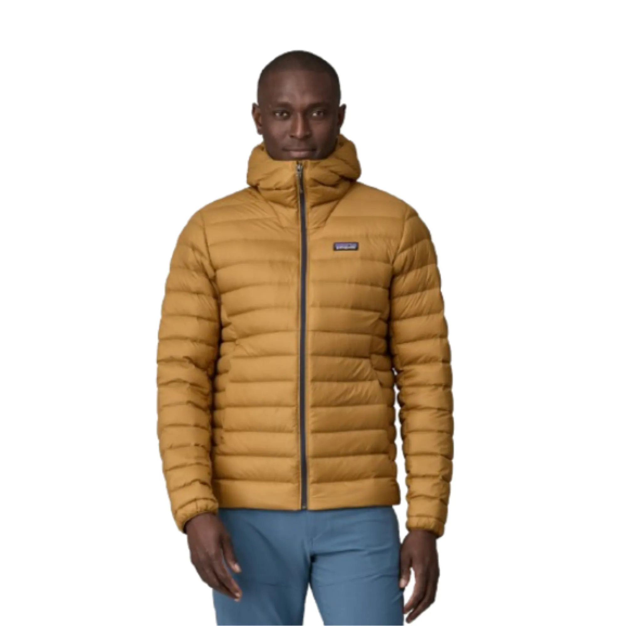 Patagonia Mens Down Sweater Hoody in Raptor Brown