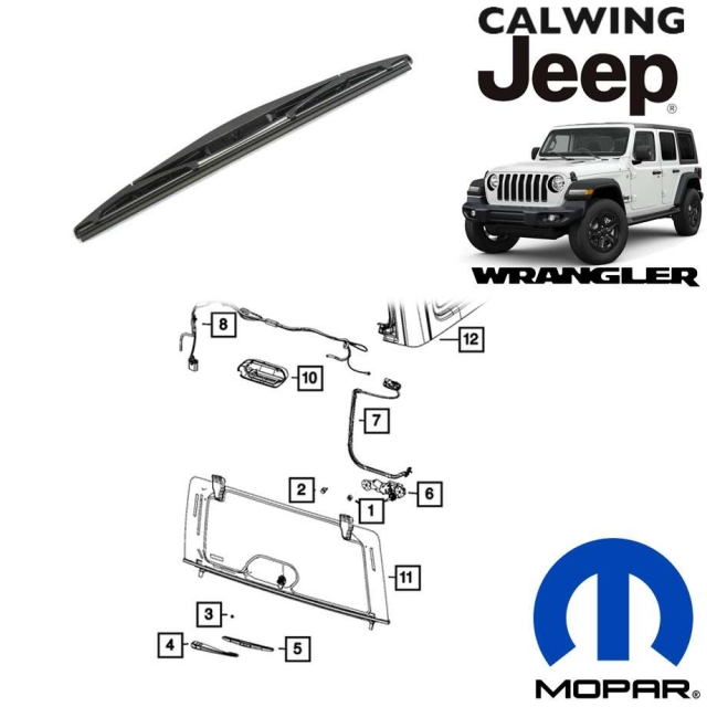 18y- ジープ ラングラー JL | ワイパーブレード リア MOPAR純正