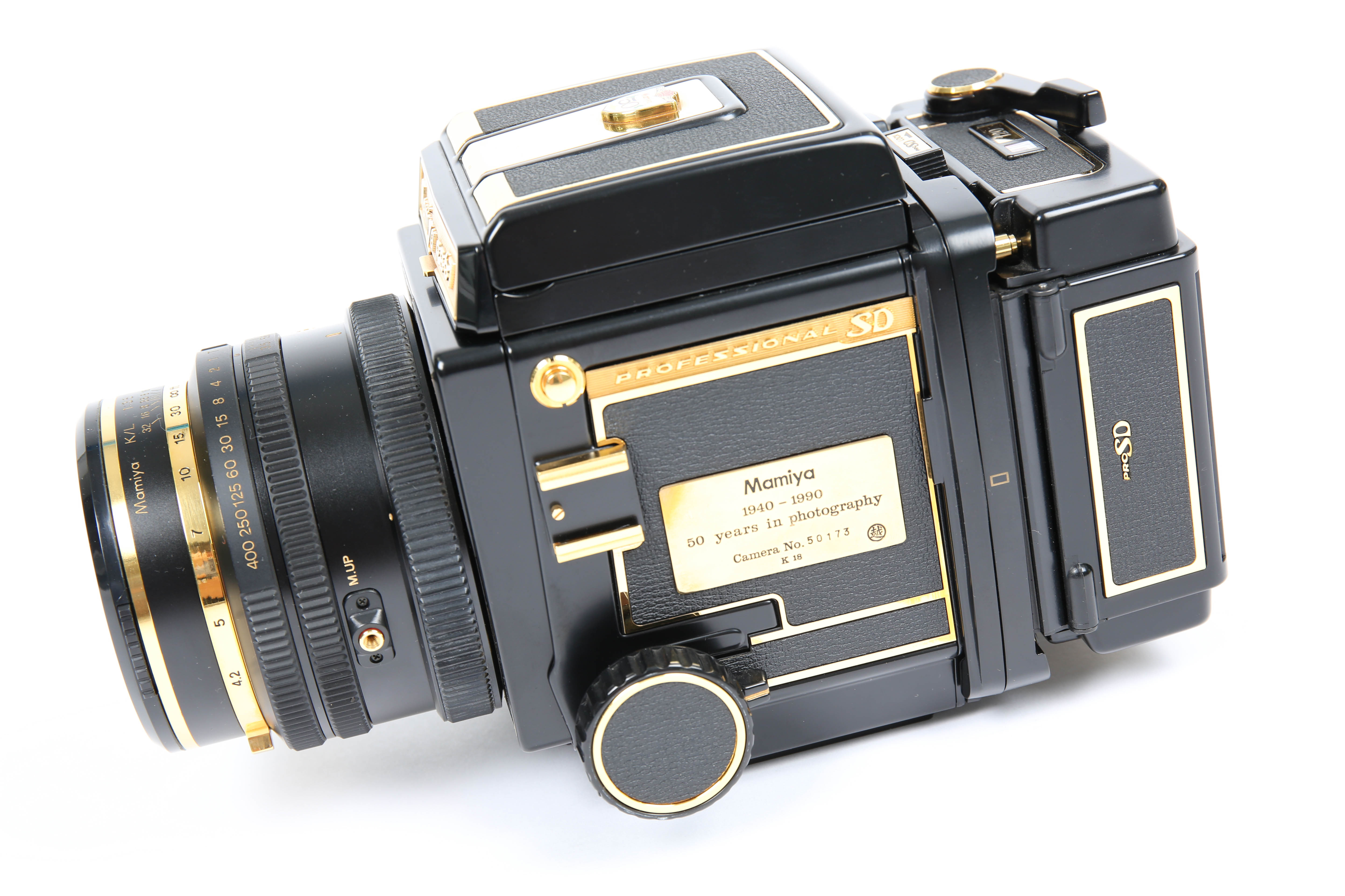 黒×金の】Mamiya RB67 PRO SD ゴールド【圧倒的な存在感】