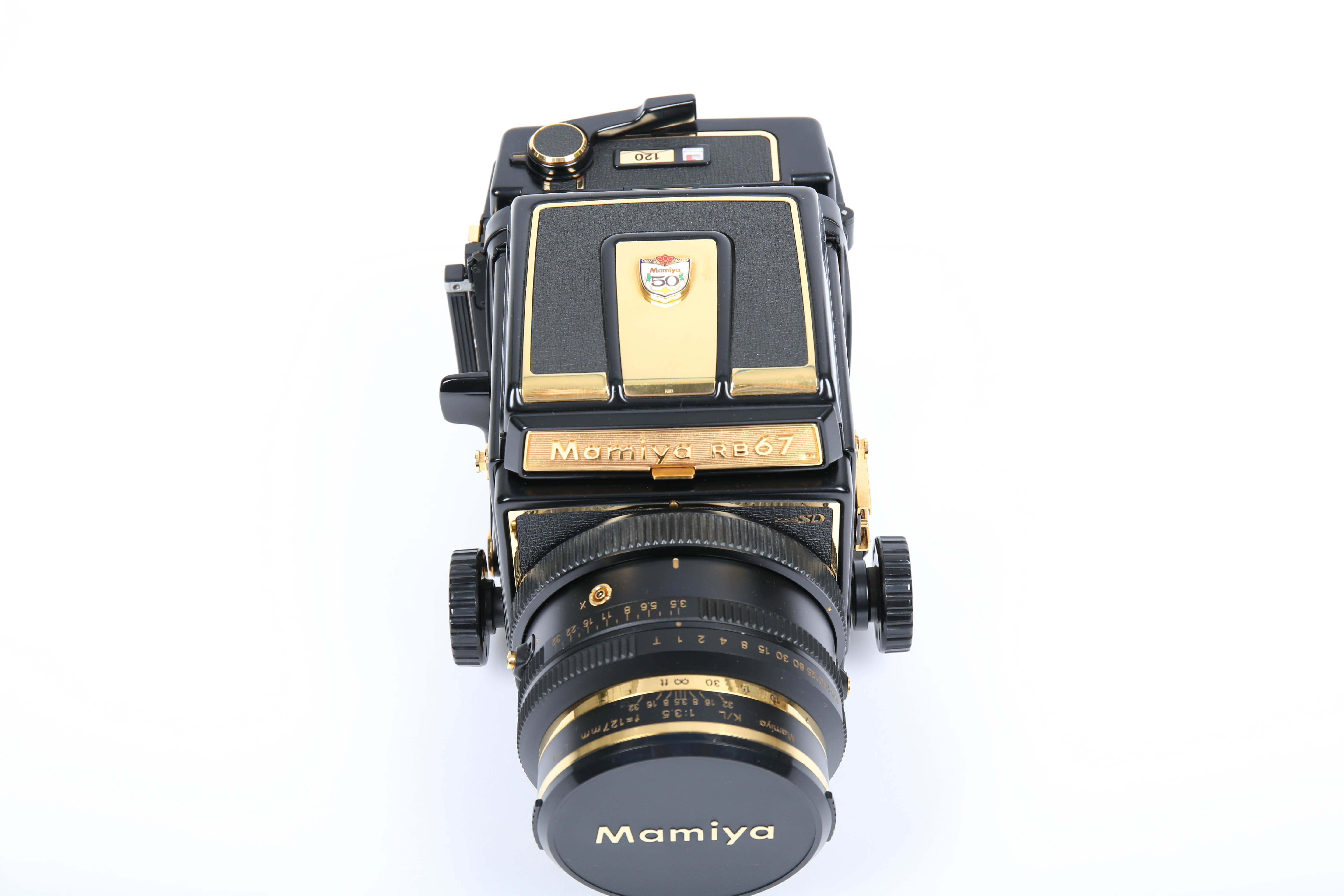 黒×金の】Mamiya RB67 PRO SD ゴールド【圧倒的な存在感】