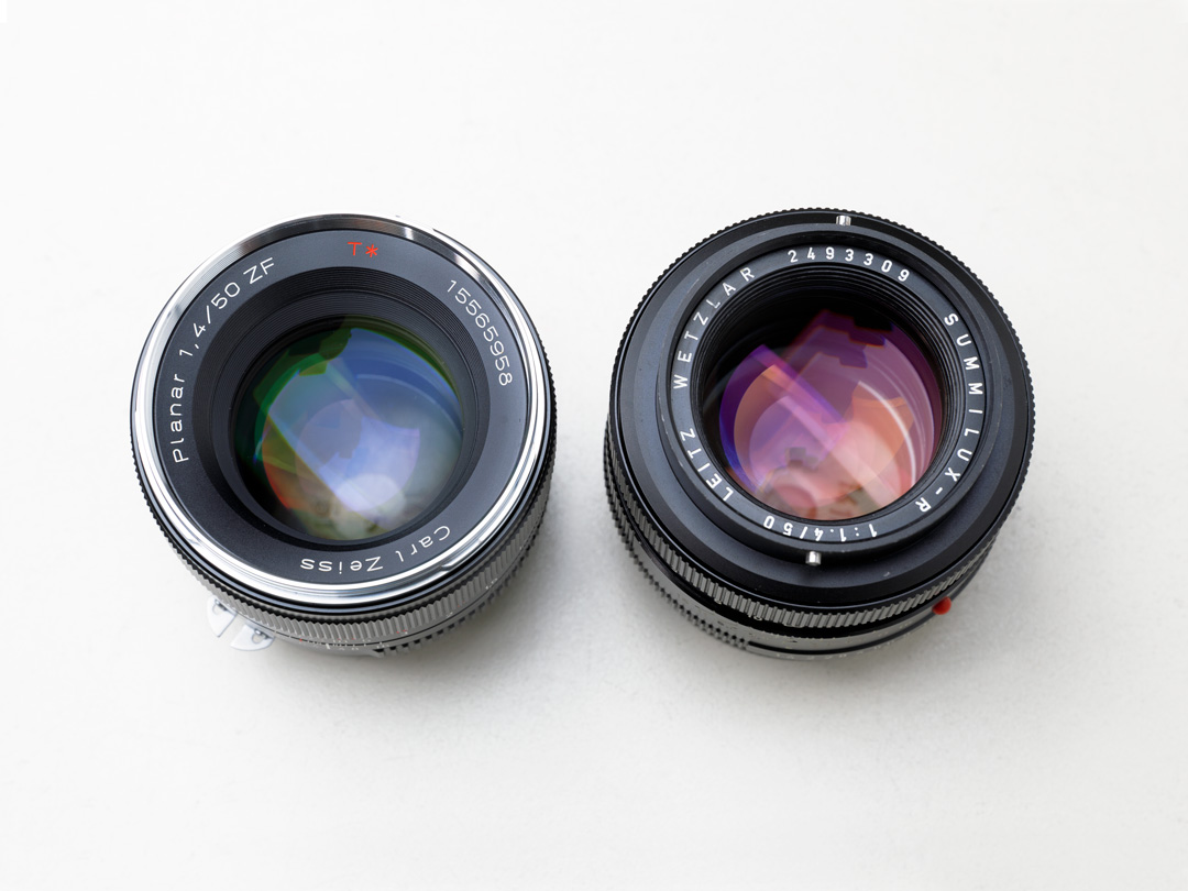 ZEISS vs Leica】プラナー T* 50mm F1.4 ZFとズミルックスR 50mm F1.4