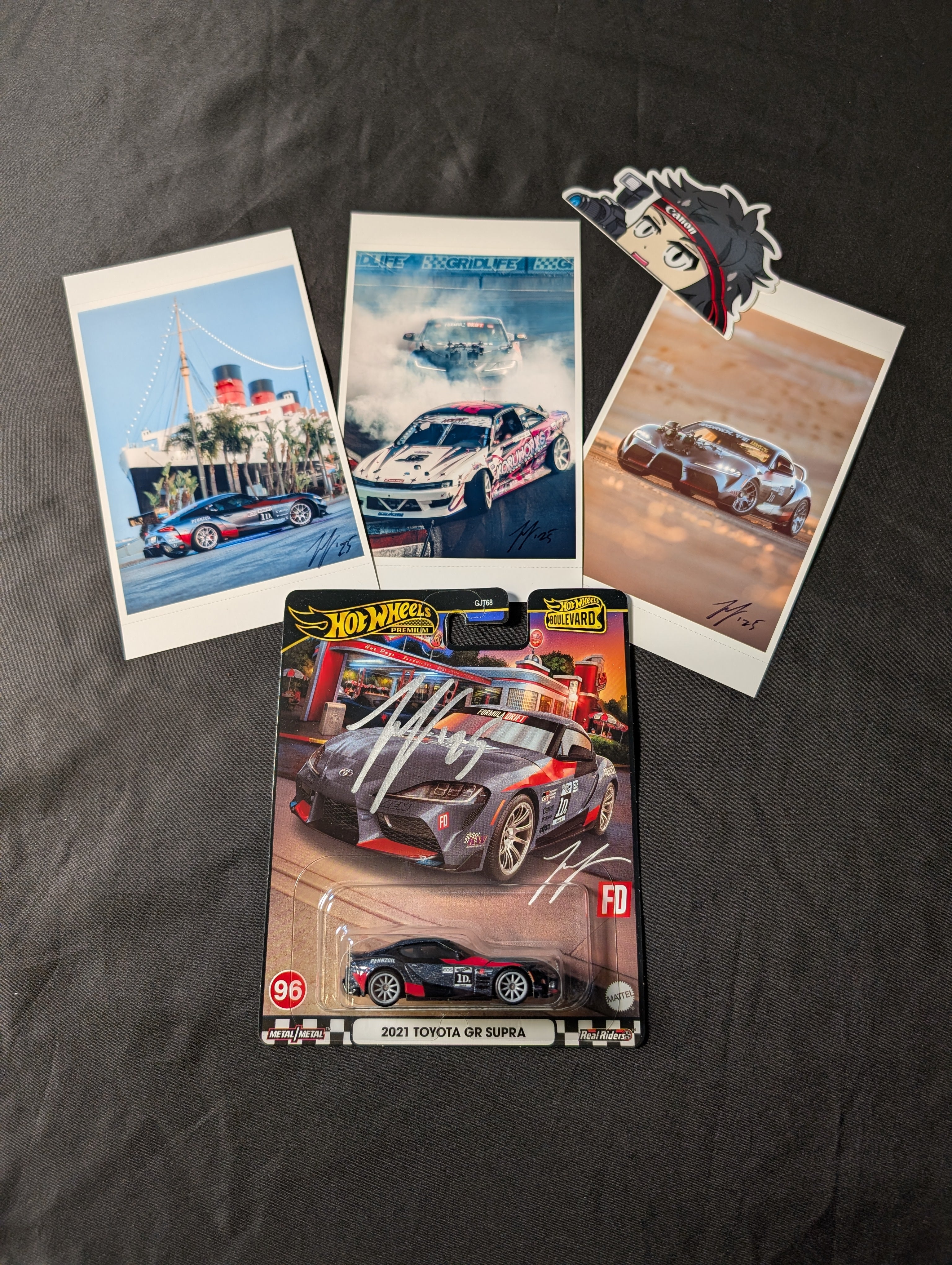 Hot Wheels Boulevard Toyota GR Supra (Signed) Free US Shipping