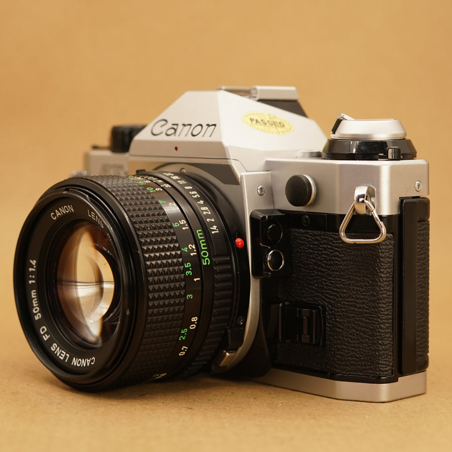 Canon AE-1 Program with 50mm f/1.4 Lens 35mm Film Camera