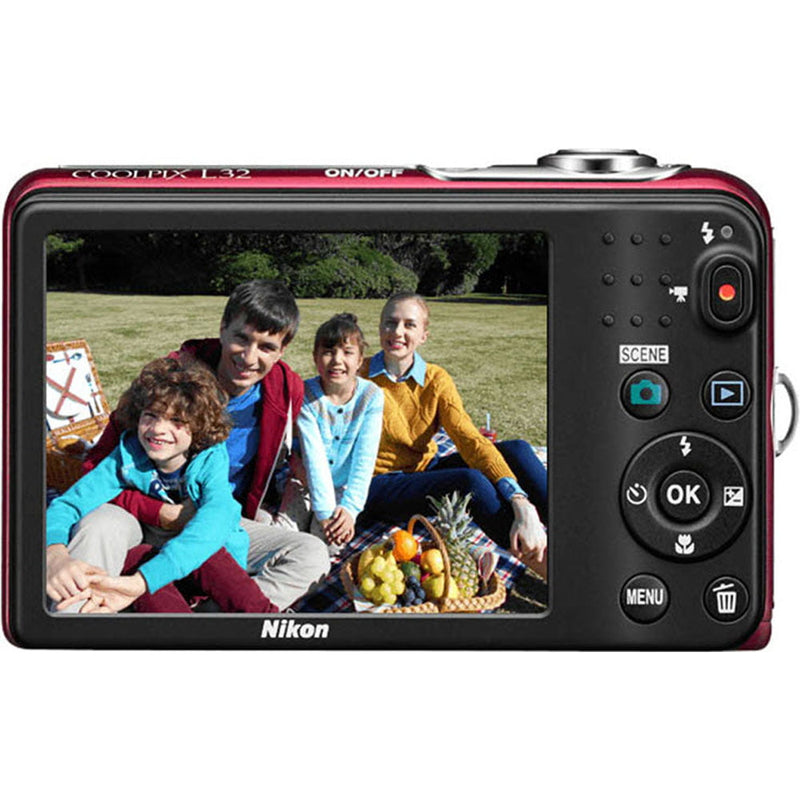 Nikon COOLPIX L32 Digital Camera (Black) (Copy) | Camera Wholesalers