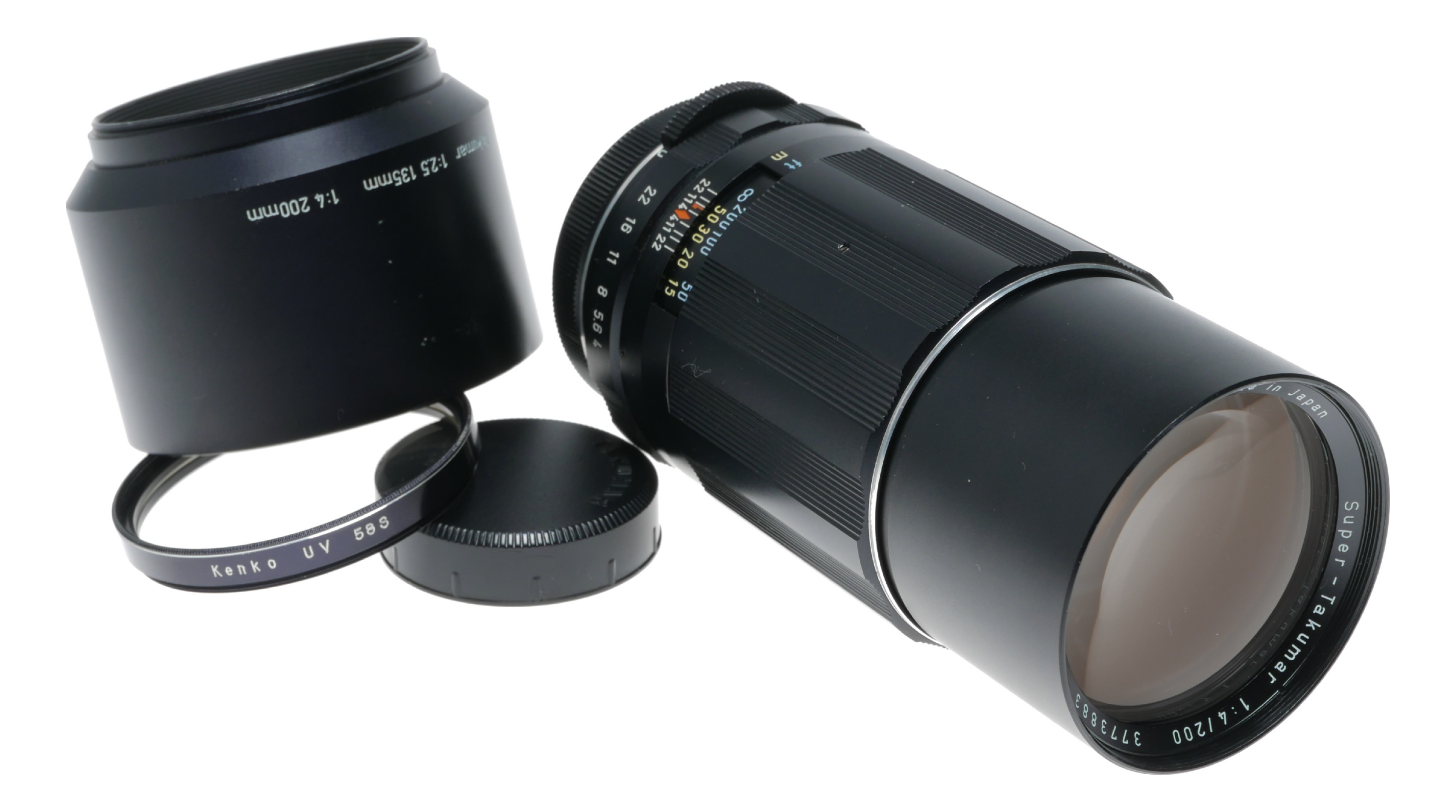 Super-Takumar 1:4/200 Asahi f=200mm Pentax f/4 vintage SLR lens | eBay