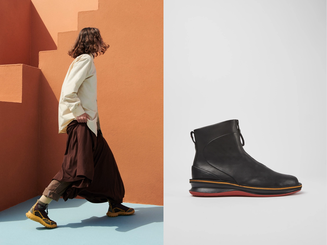 【CAMPER】カンペール（24cm） メリージェーン GORE-TEX 美品 カンペール CAMPER KARST / スニーカー （ブラック） -waja bazar