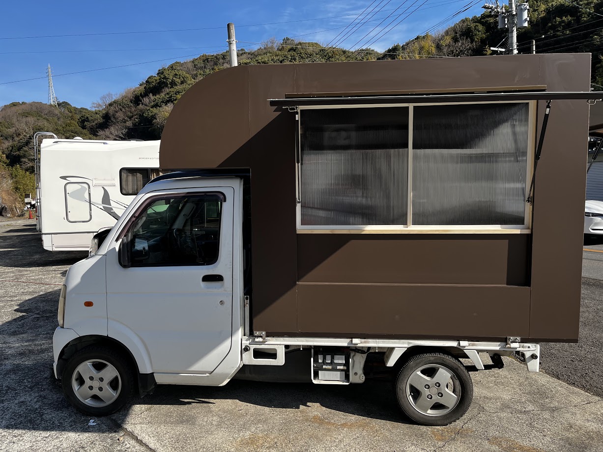 売約済み】軽トラシェルキッチンカー入庫しました | キャンピング大分