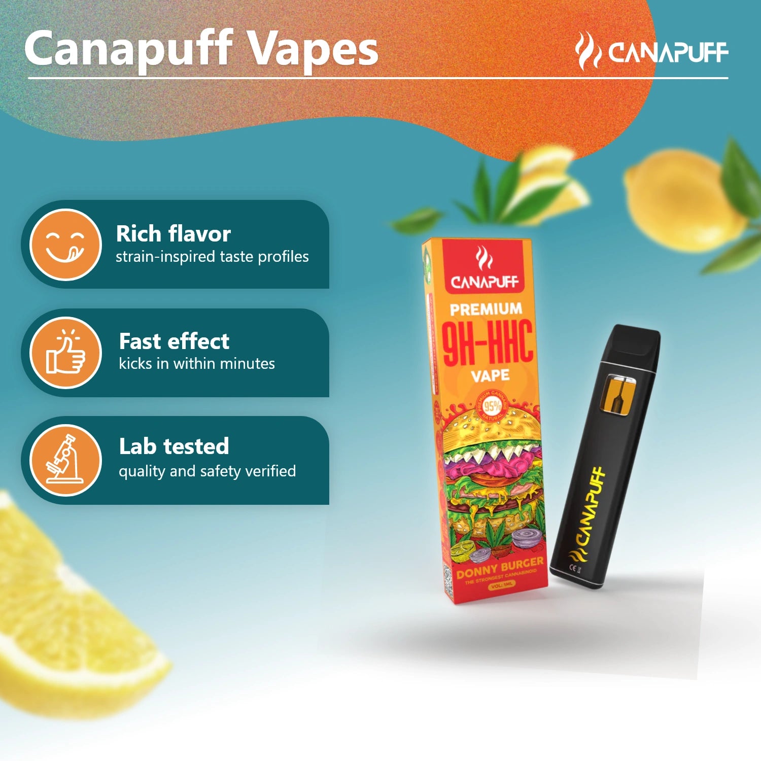 10-OH-HHC Donny Burger Vape | Canapuff