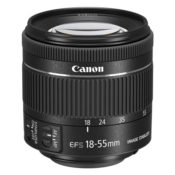 Canon EF-S 18-55mm f/4-5.6 IS STM | Standard Zoom Lens