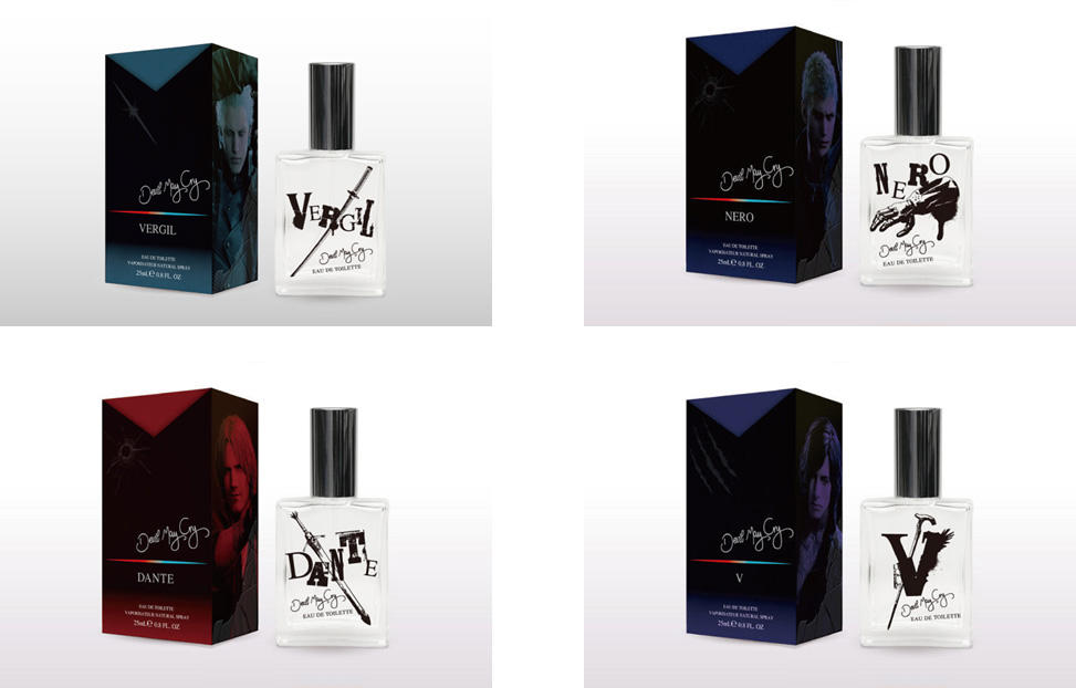 デビル メイ クライ 5』の香水（全4種）がカプコンカフェ レイクタウン