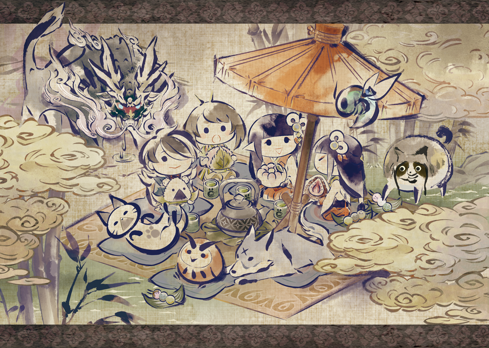 カプコンカフェ イオンレイクタウン店 『モンスターハンターライズ』と