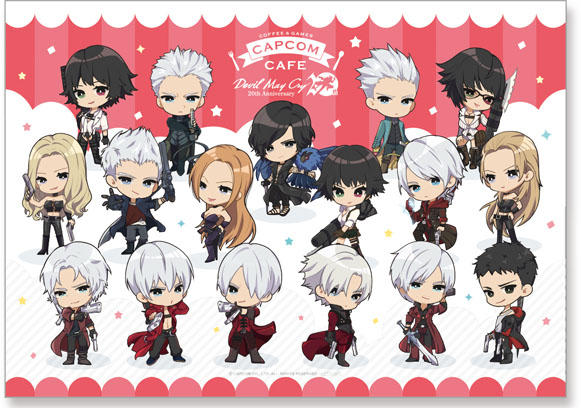 カプコンカフェ イオンレイクタウン店「デビル メイ クライ」シリーズ