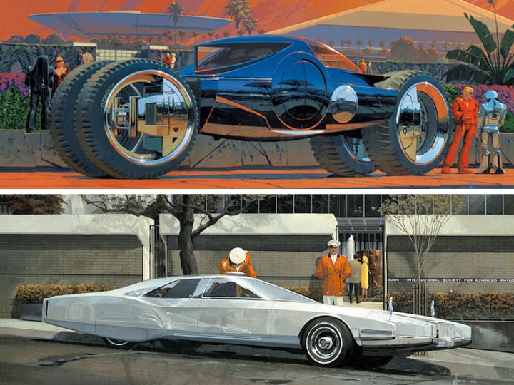 Works from “Syd Mead Progressions” exhibition - Car Body Design