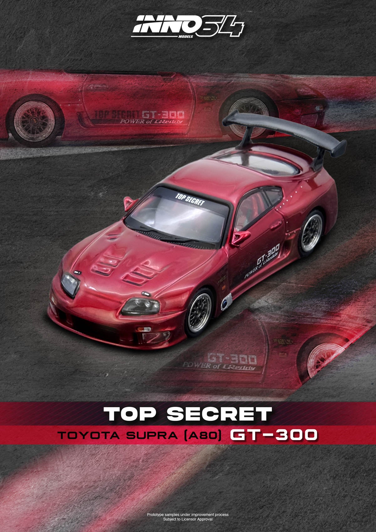 Inno64 1:64 TOYOTA SUPRA (A80) 