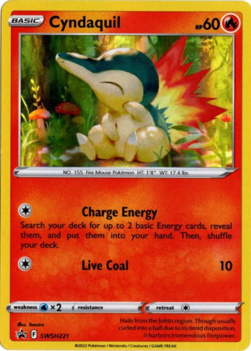 ヒノアラシ 海外版 英語版 プロモ Cyndaquil - SWSH221 -【Card Chicken】