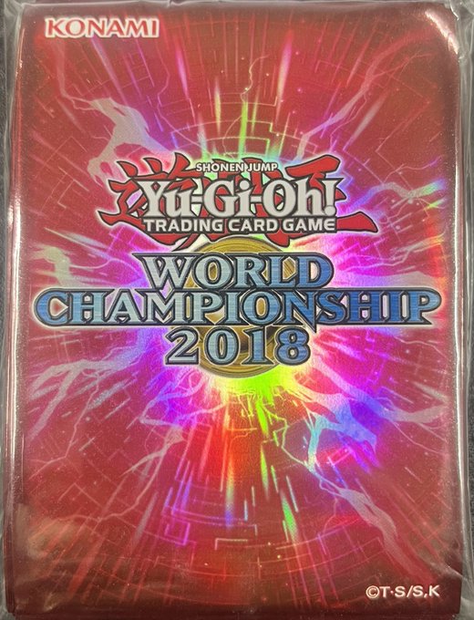 遊戯王WCS2019 遊戯王 wcs2019スリーブ スリーブ赤 100枚