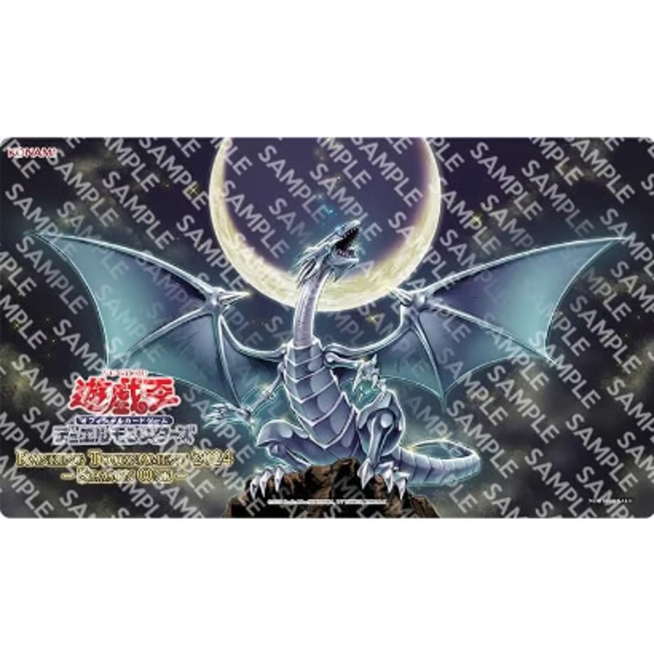 遊戯王 青眼龍降臨 プレイマット ブルーアイズ ハーフマット 遊戯王