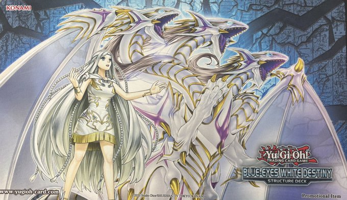 韓国版 遊戯王の日 青眼の究極霊竜 公式プレイマット 青眼の白