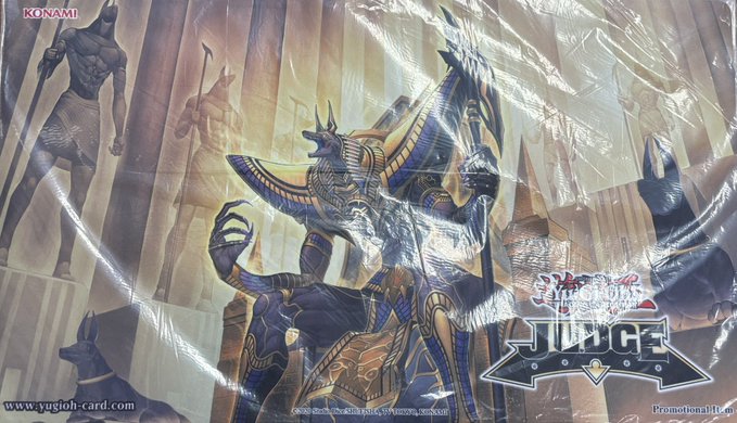 遊戯王 公式 プレイマット ジャッジメント・オブ・アヌビス JUDGE 未