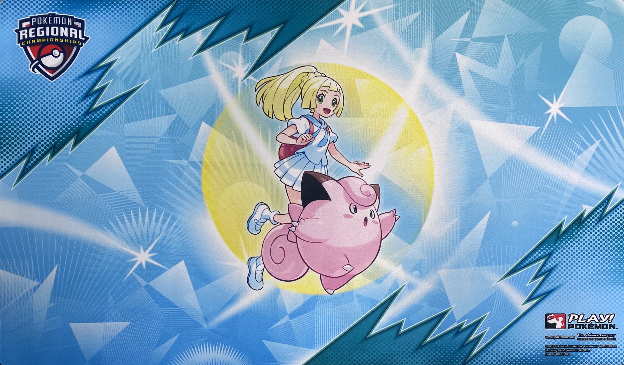 おしゃれを楽しむリーリエ プレイマット ポケマスEX プレイマット