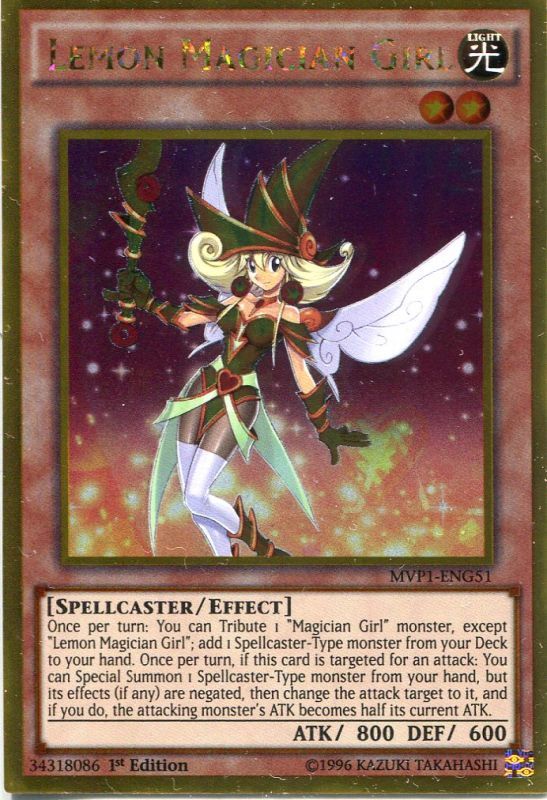 特価品】英語版 レモン・マジシャン・ガール MVP1-ENG51 1st（ゴールド