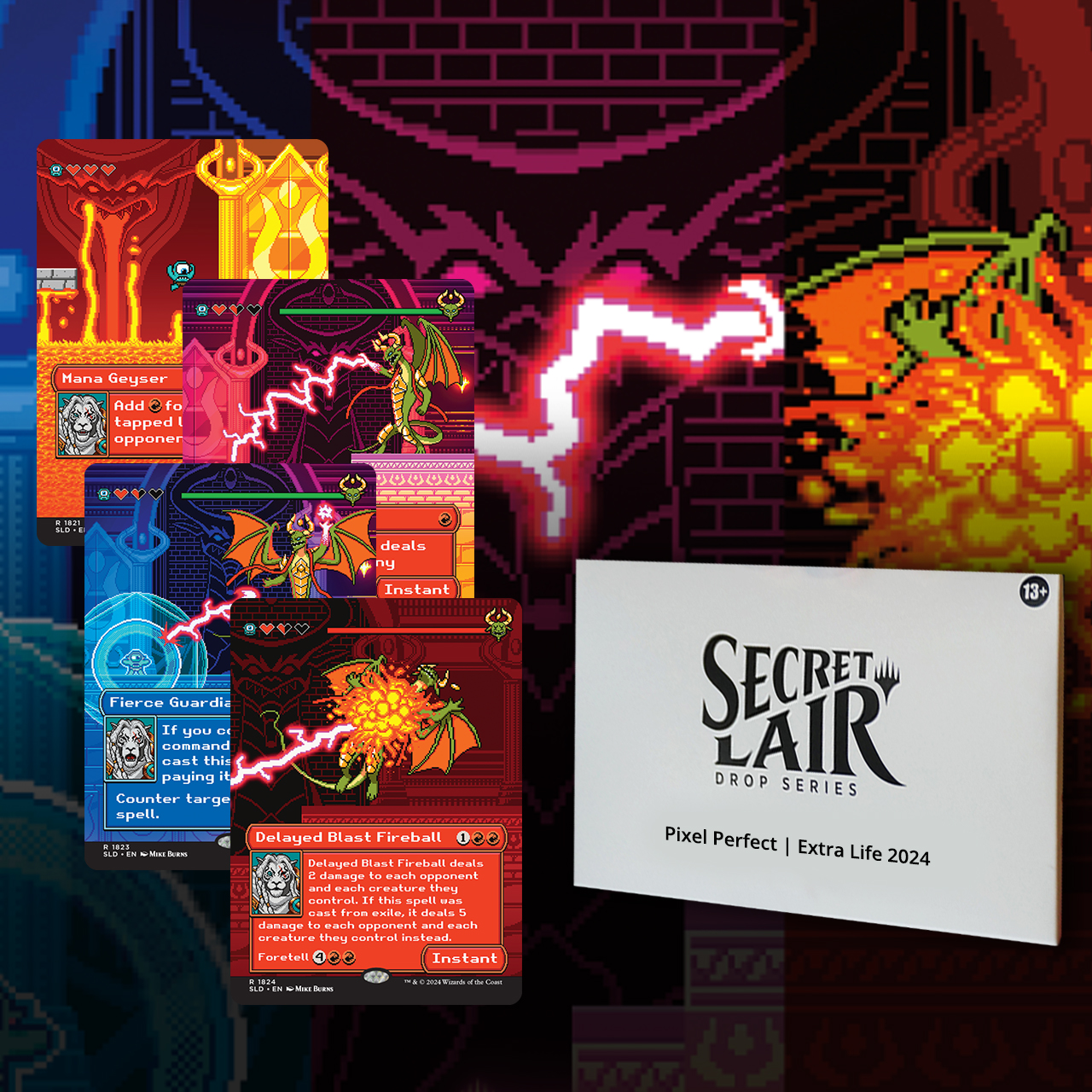 Secret Lair Drop Series: Extra Life 2024 | Pixel Perfect Secret