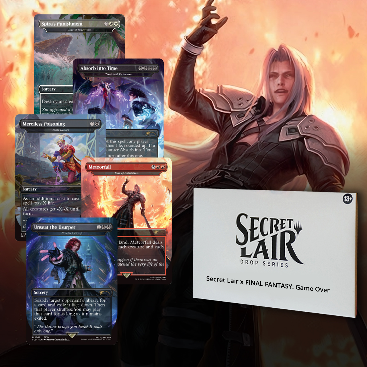 Secret Lair x FINAL FANTASY: Game Over Secret Lair Drop Series
