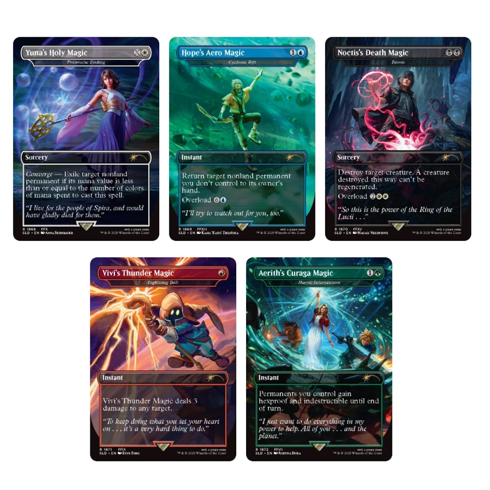 Secret Lair x FINAL FANTASY フォイルカードセット MTG Secret Lair x