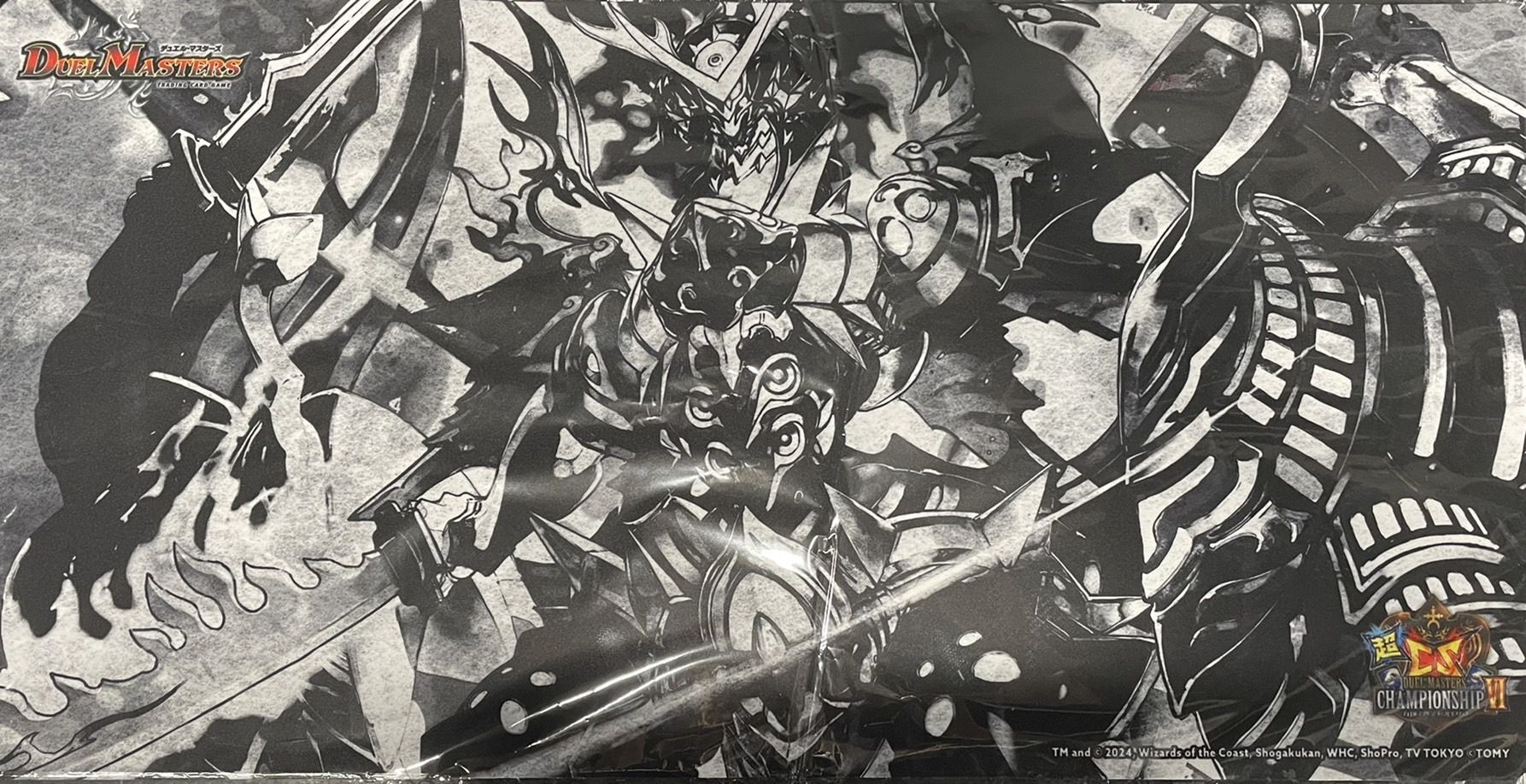 プレイマット『[超CSVI](モノクロ)ヴァルキリアス・武者・ムサシ「弐天