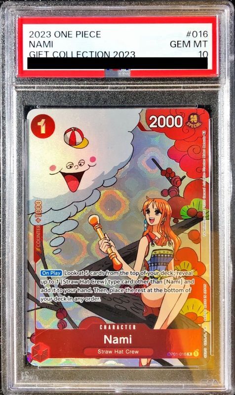 PSA10鑑定済〕ナミ(英語版)【R】{OP01-016}