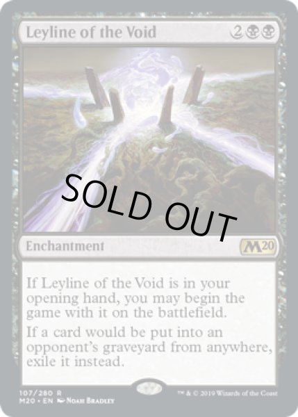 HPLD](FOIL)虚空の力線/Leyline of the Void《英語》【M20】