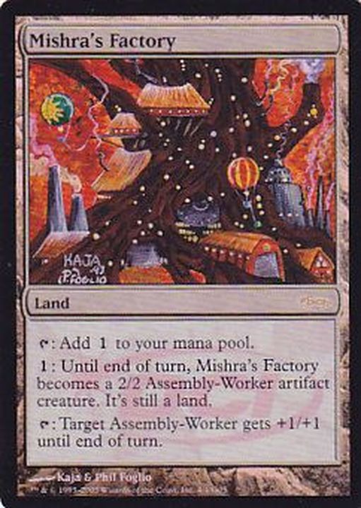 FOIL)ミシュラの工廠/Mishra's Factory《英語》【Judge Promos】