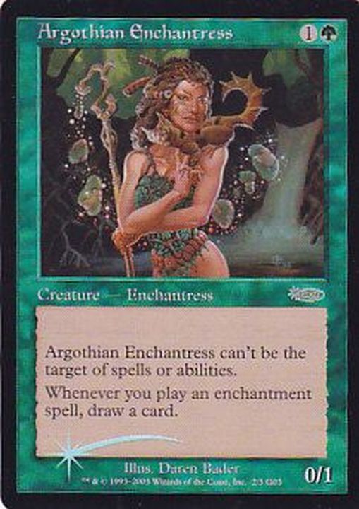 FOIL)アルゴスの女魔術師/Argothian Enchantress《英語》【Judge Promos】