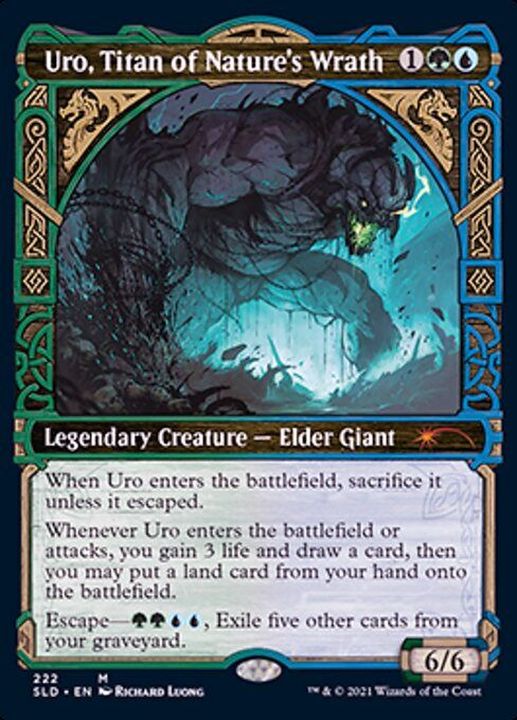 自然の怒りのタイタン、ウーロ/Uro, Titan of Nature's Wrath《英語