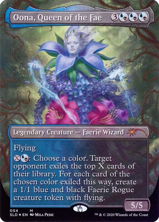 FOIL)妖精の女王、ウーナ/Oona, Queen of the Fae《英語》【SLD】
