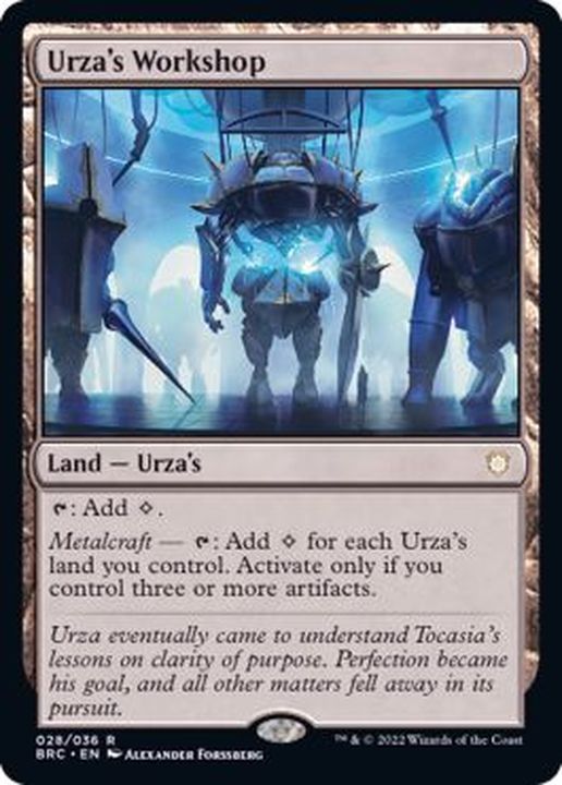 EX+]ウルザの作業場/Urza's Workshop《英語》【BRC】