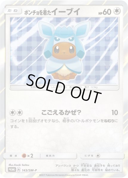 ポンチョを着たイーブイ(GC)【P】{143/SM-P}