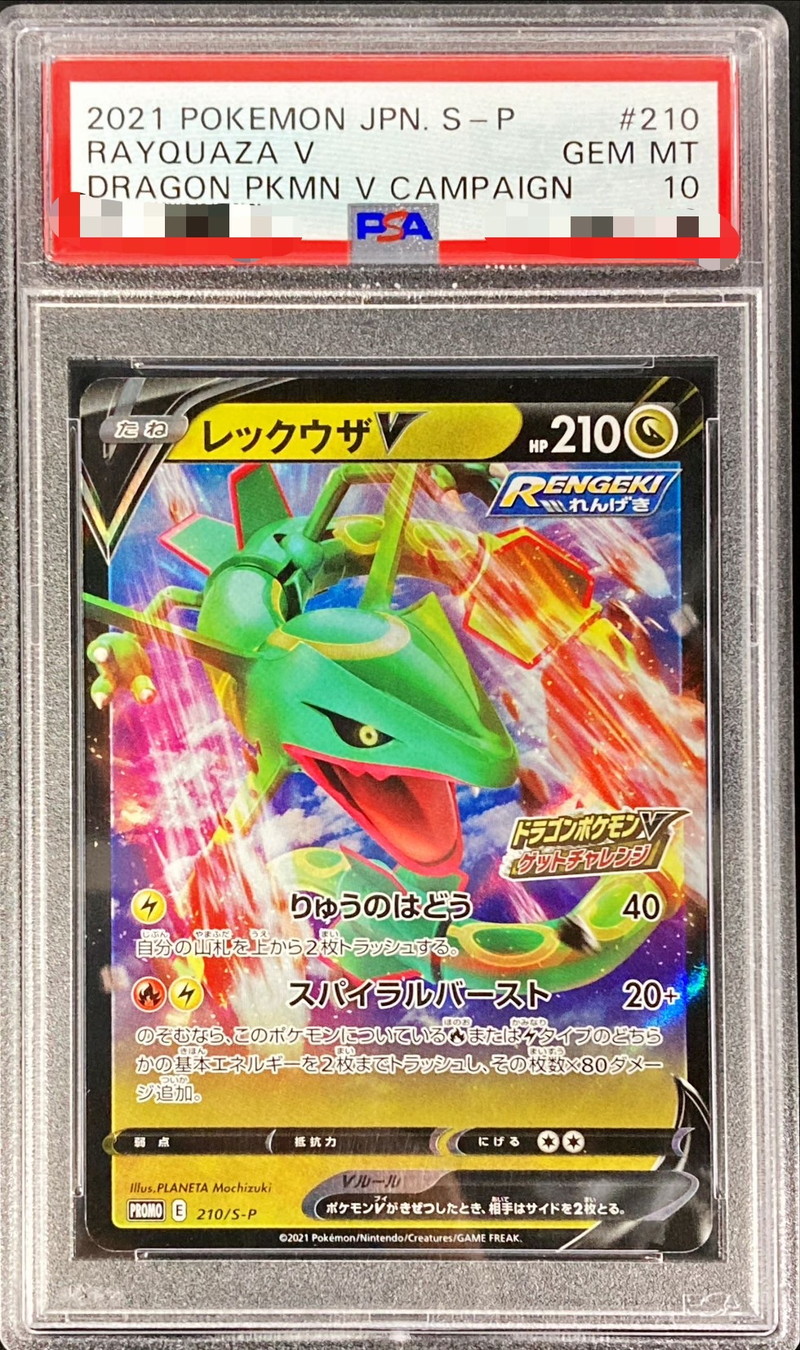 PSA10鑑定済〕レックウザV(RR仕様)【P】{210/S-P}