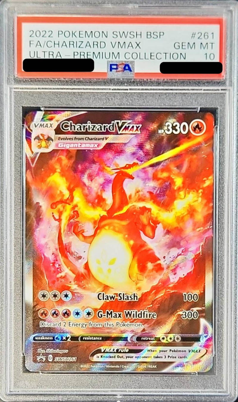 PSA10鑑定済〕リザードンVMAX(SA仕様/英語版)【-】{SWSH261}