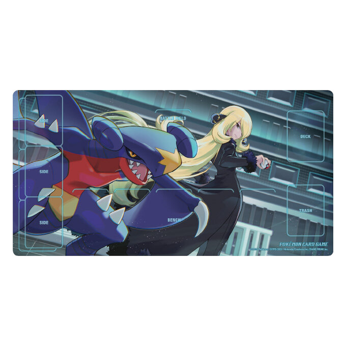 プレイマット『シロナ＆ガブリアス』【サプライ】{-} - カードラッシュ