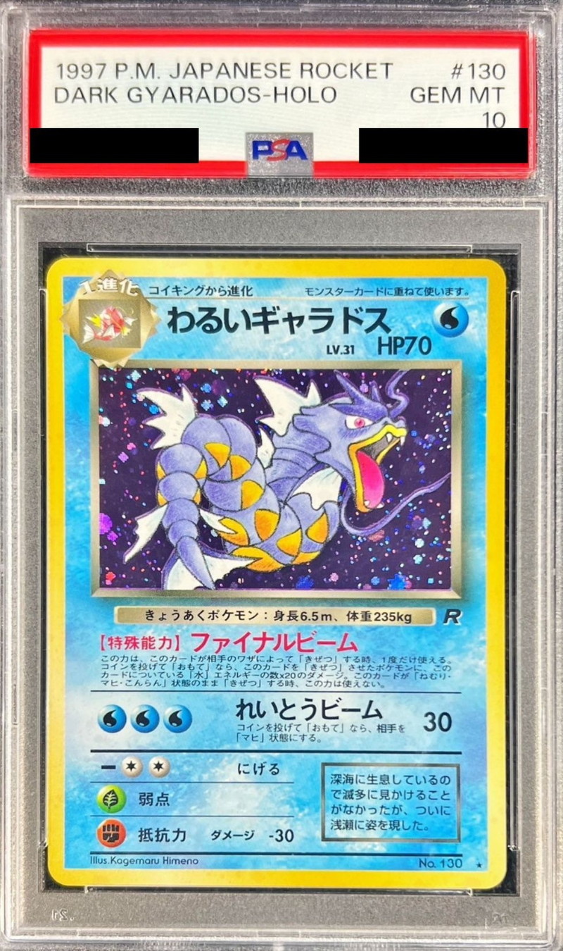 PSA10鑑定済〕わるいギャラドス LV.31【☆】{旧裏}
