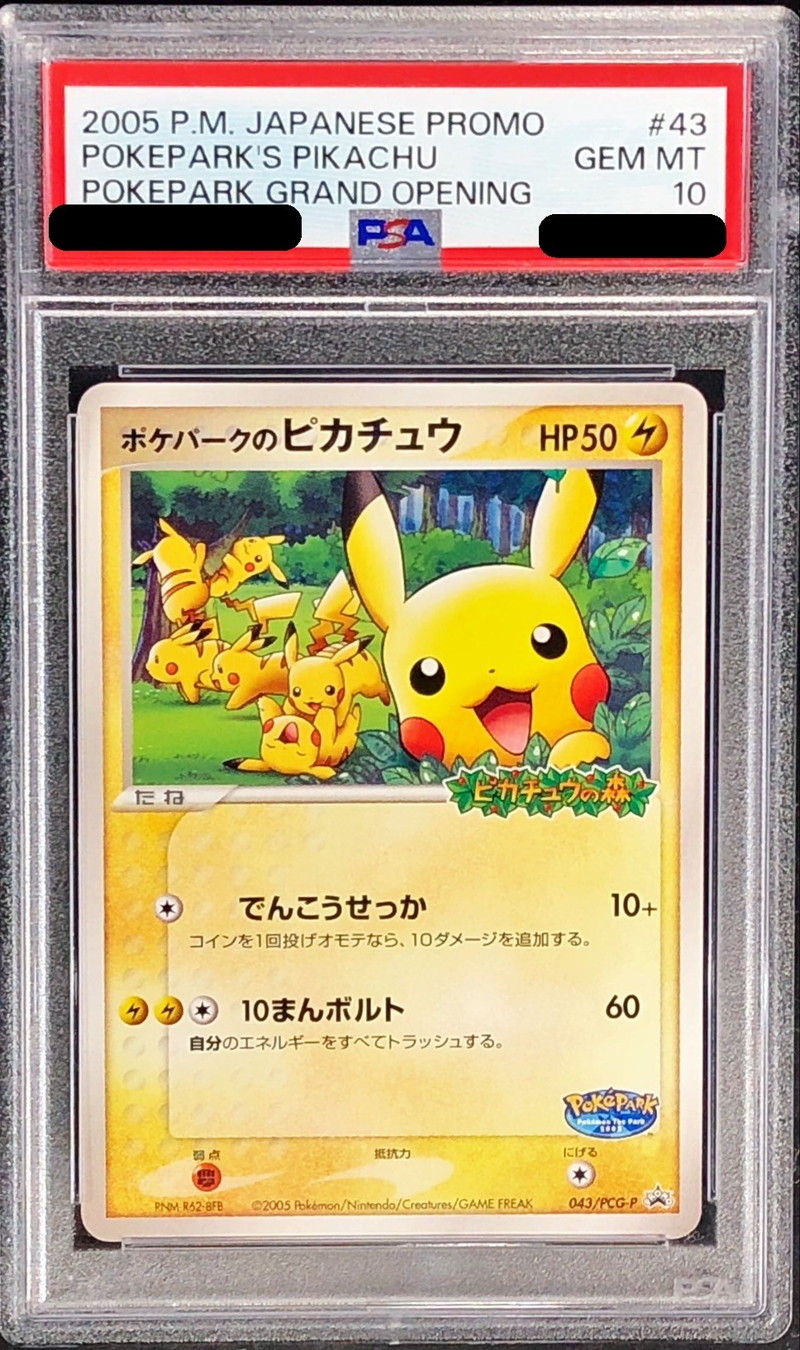 PSA10鑑定済〕ポケパークのピカチュウ【P】{043/PCG-P}