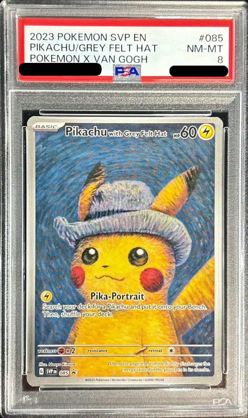 PSA8鑑定済〕Pikachu with Grey Felt Hat(ゴッホピカチュウ)【P】{085