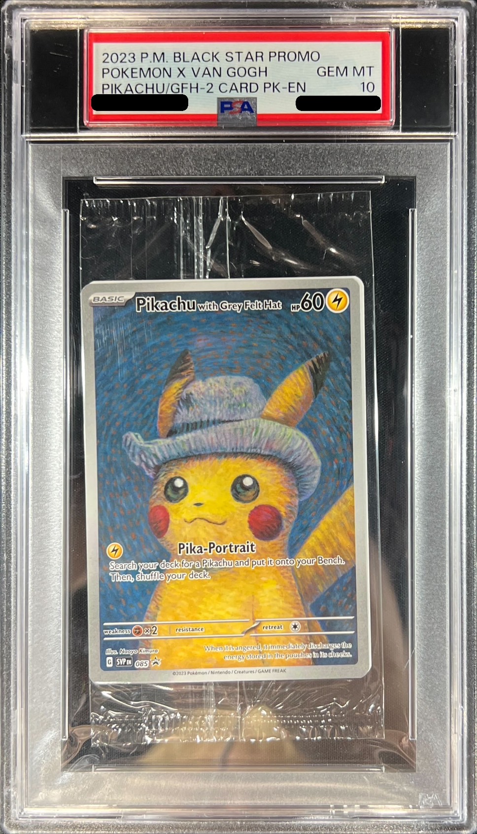 PSA10鑑定済〕Pikachu with Grey Felt Hat(未開封/ゴッホピカチュウ