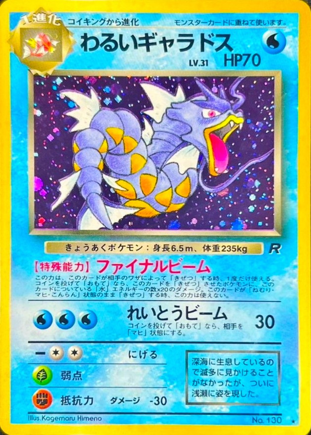 状態D〕わるいギャラドス LV.31【☆】{旧裏}