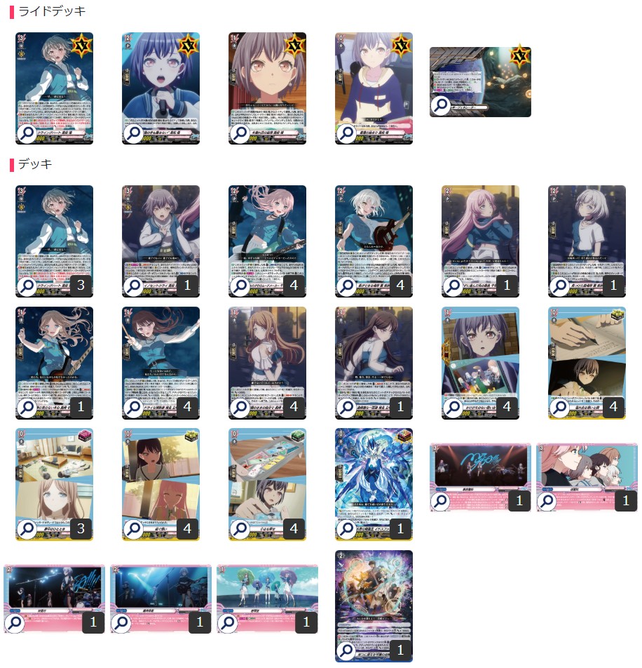 BanDream MyGO 門扉 デッキ BanGDream!(MyGO!!!!!)【ver1.2