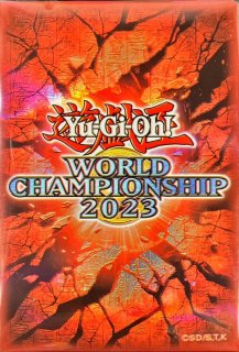 状態A-〕スリーブ『WCQ2023赤』100枚入り【-】{-}《スリーブ》