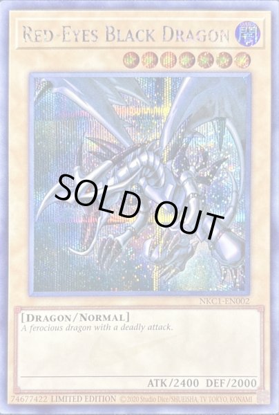 状態B〕RedEyesBlackDragon【シークレット】{NKC1-EN002}《モンスター》