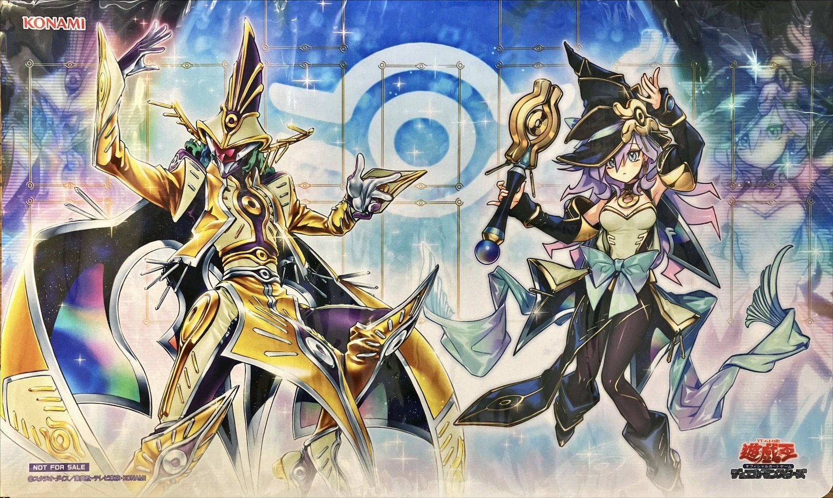 プレイマット『幻惑の見習い魔術師&幻惑の魔術師(遊戯王の日